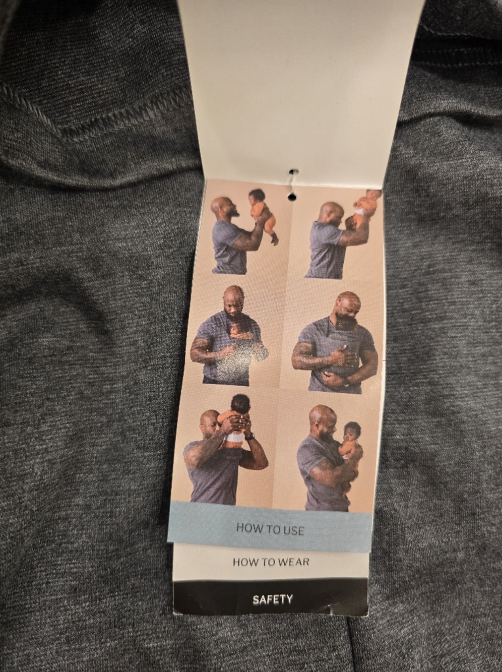 Lalabu Dad Shirt 2XL Heather Gray NWT - Picture 10 of 12